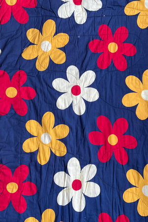 Made To Order - Vintage 1970s Flower Power Sleeping Bag Bomber Jacket, size XS - XXL
