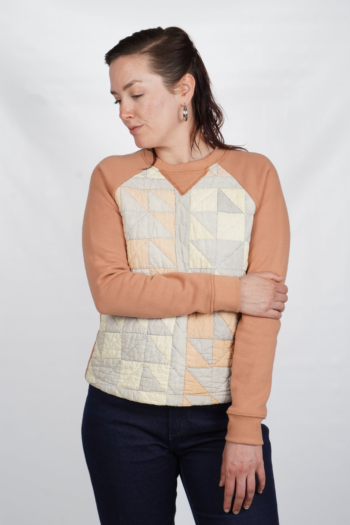 Sierra Sweatshirt | Vintage Quilt | Medium