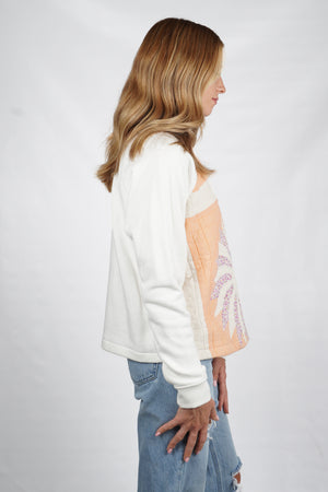 Sierra Sweatshirt | Vintage 1930s Quilt | Medium