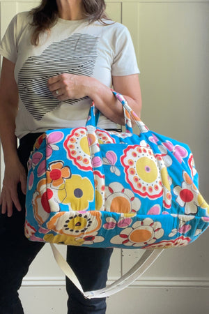 Studio Rework Duffel Bag | Floral Vintage Sleeping Bag