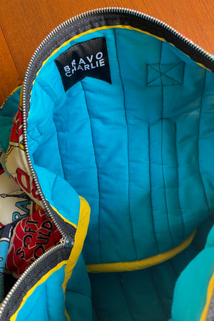 Studio Rework Duffel Bag | Travel Signage Vintage Sleeping Bag