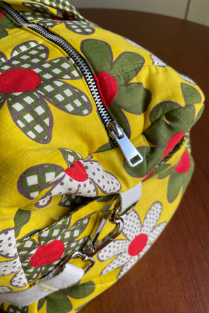 Studio Rework Duffel Bag | Gingham Floral Vintage Sleeping Bag