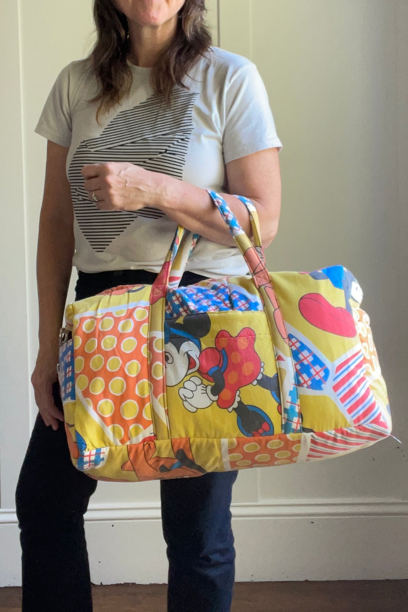 Studio Rework Duffel Bag | 70s Disney Vintage Sleeping Bag
