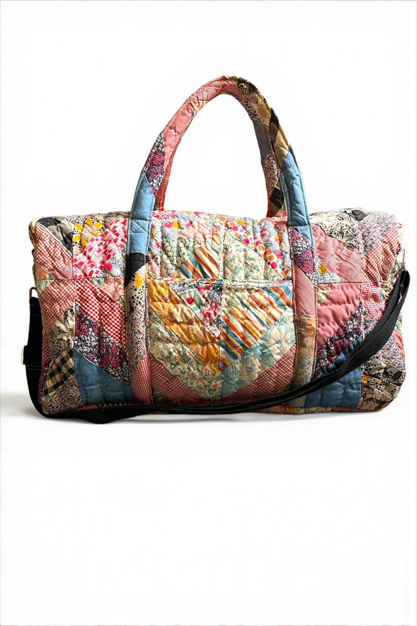 Studio Rework Duffel Bag | Vintage 30s Quilt