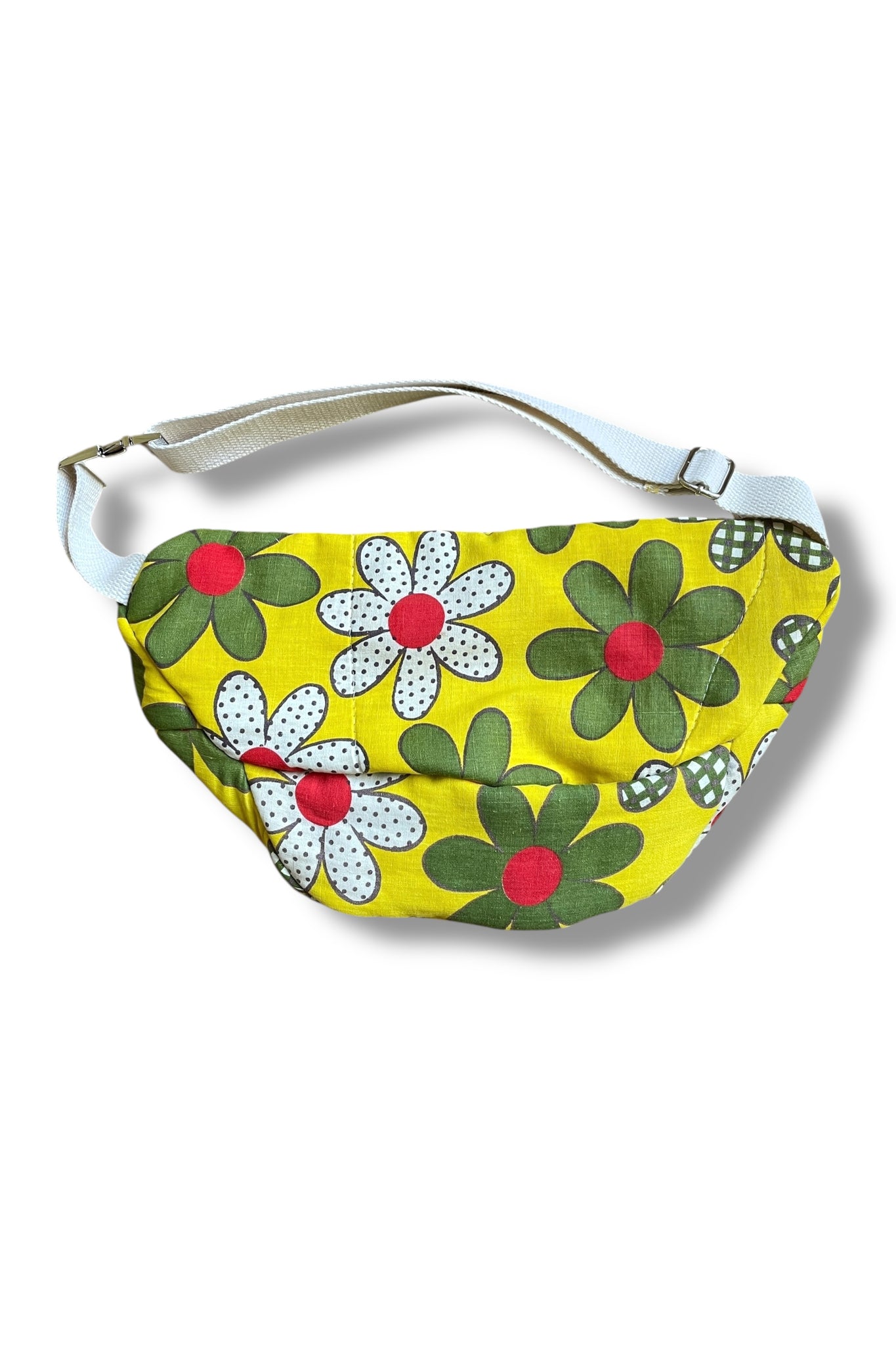 Studio Rework Bum Bag | Gingham Floral Vintage Sleeping Bag