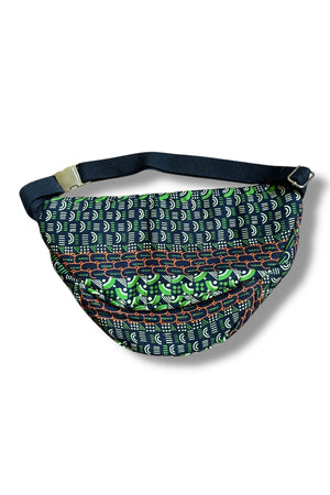 Studio Rework Bum Bag | Geometric Vintage Sleeping Bag