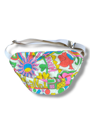 Studio Rework Bum Bag | Flower Power Vintage Sleeping Bag