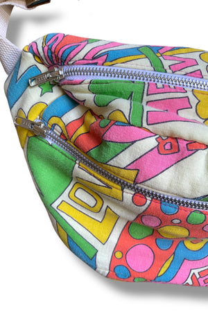 Studio Rework Bum Bag | Flower Power Vintage Sleeping Bag