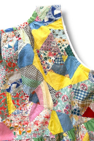 Victor Sleeveless Dress | Vintage 1930's Spiderweb Quilt Top | Medium