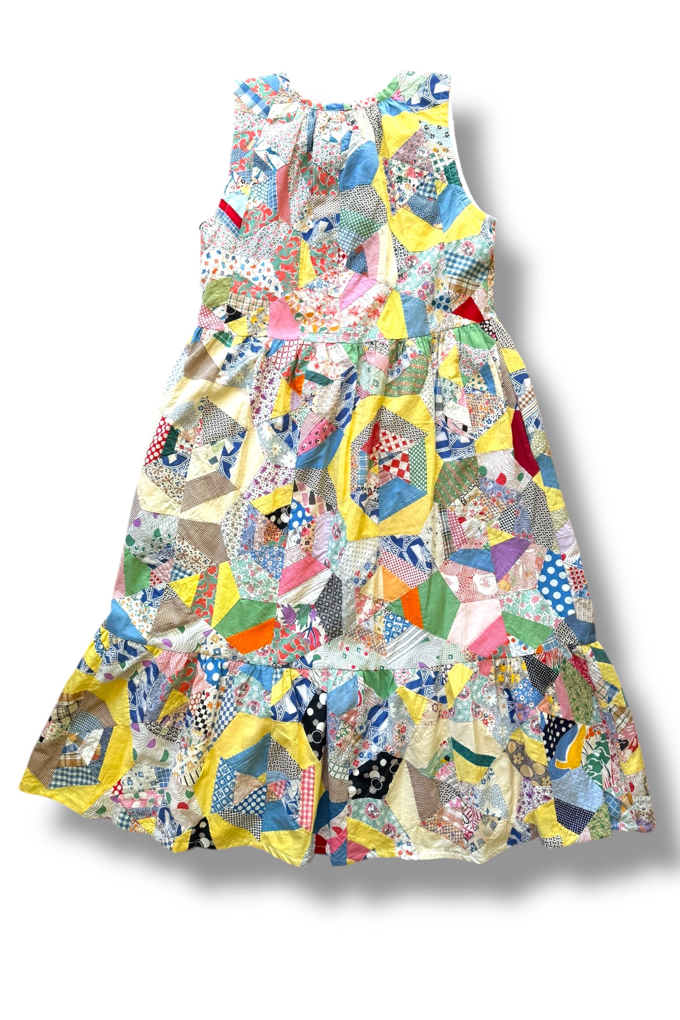 Victor Sleeveless Dress | Vintage 1930's Spiderweb Quilt Top | Medium