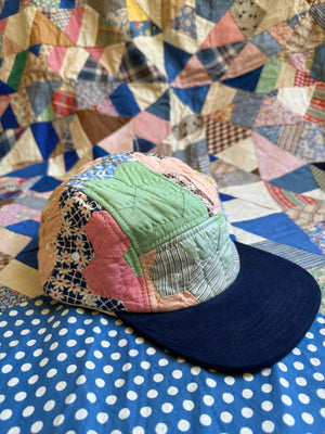 Lower Park x Bravo Charlie | Five Panel Hat | Vintage Quilt