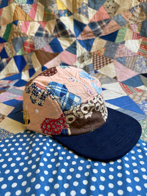 Lower Park x Bravo Charlie | Five Panel Hat | Vintage Quilt
