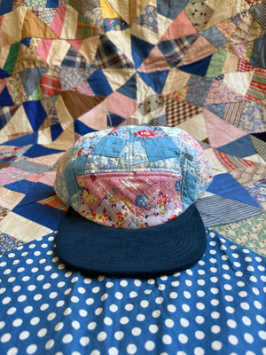 Lower Park x Bravo Charlie | Five Panel Hat | Vintage Quilt