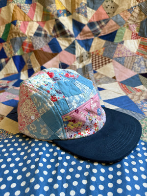 Lower Park x Bravo Charlie | Five Panel Hat | Vintage Quilt