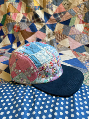Lower Park x Bravo Charlie | Five Panel Hat | Vintage Quilt
