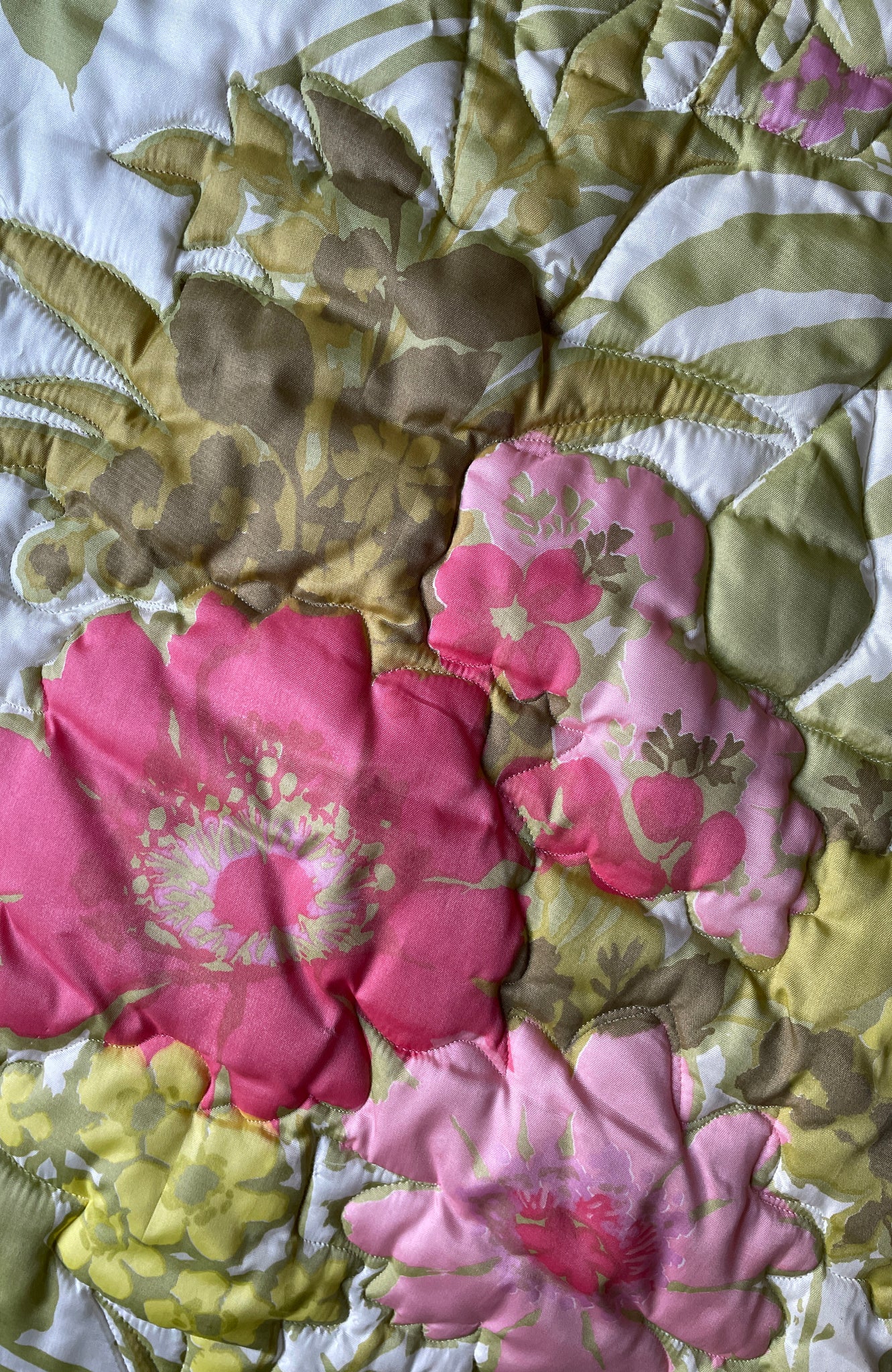 Made To Order - Vintage Floral Bedspread Bomber Jacket, size XS - XXL