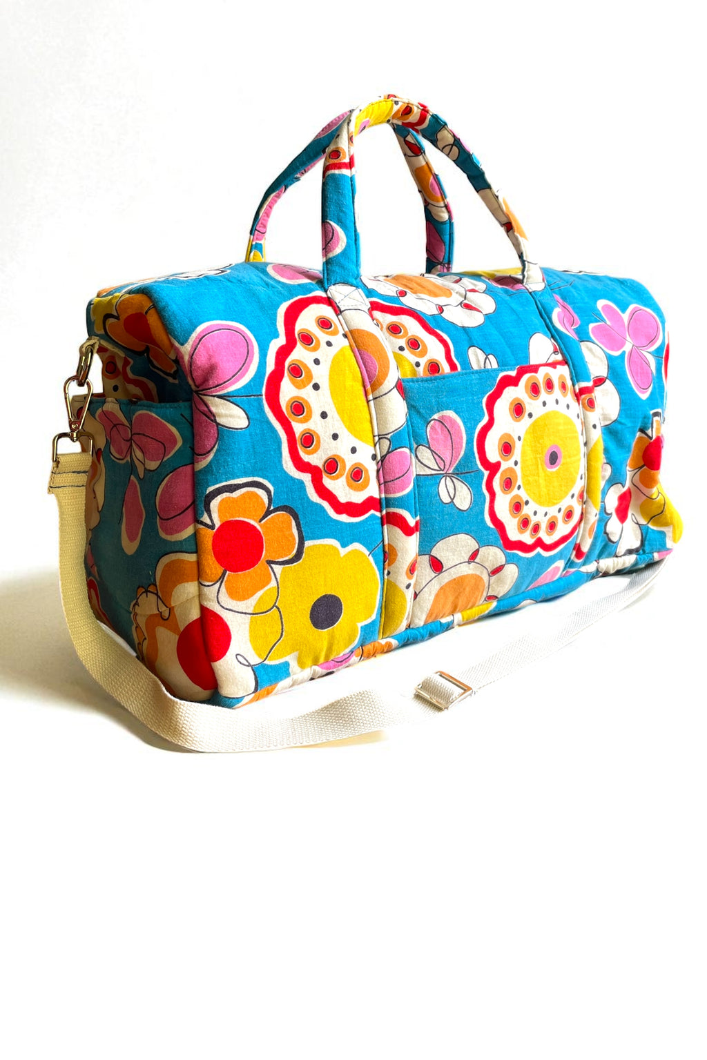 Studio Rework Duffel Bag | Floral Vintage Sleeping Bag