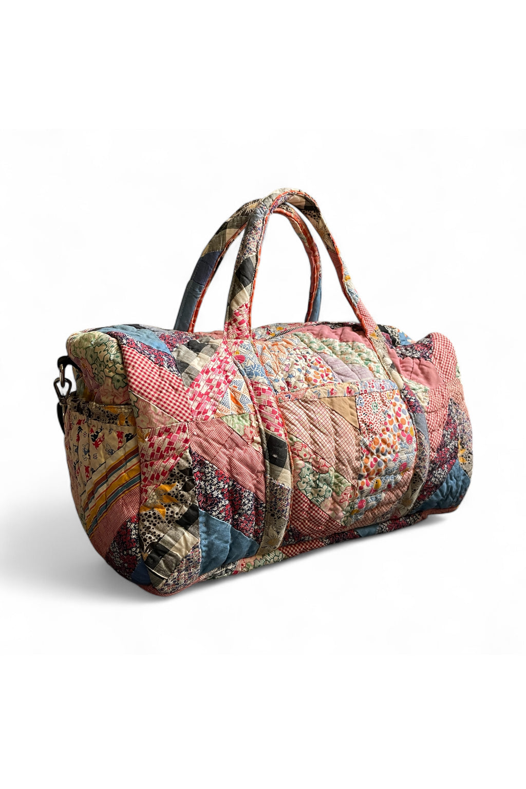 Studio Rework Duffel Bag | Vintage 30s Quilt