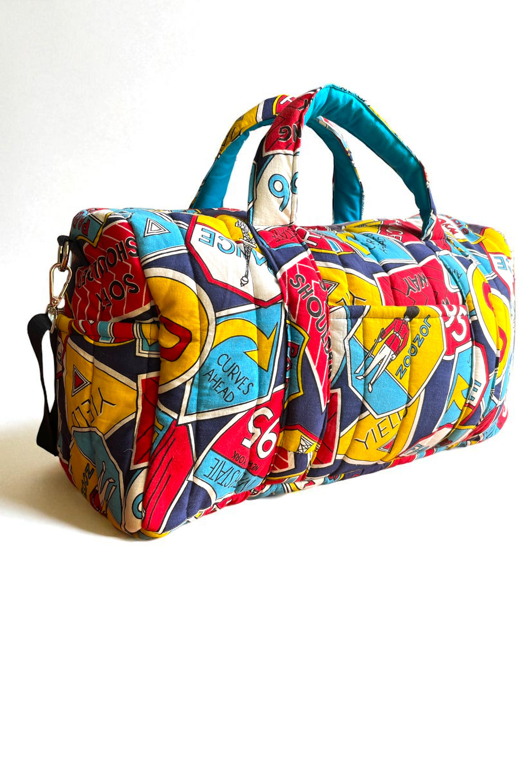 Studio Rework Duffel Bag | Travel Signage Vintage Sleeping Bag