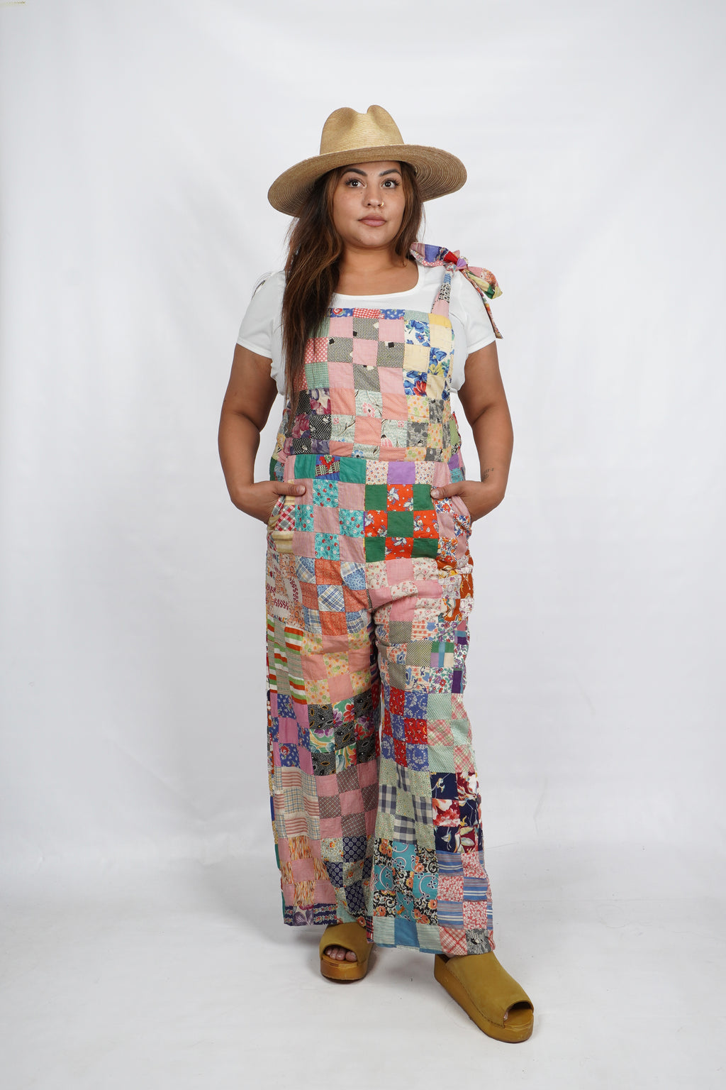 Delta Overall | 1930s/40s Quilt Top | Large/XL