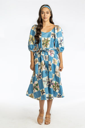 Alpha Dress | 1950s Quilt Top | Medium