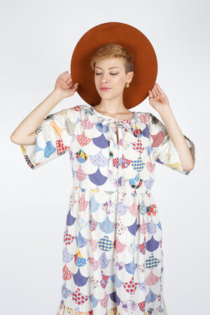 Victor Dress | 1950s Quilt Top | Medium