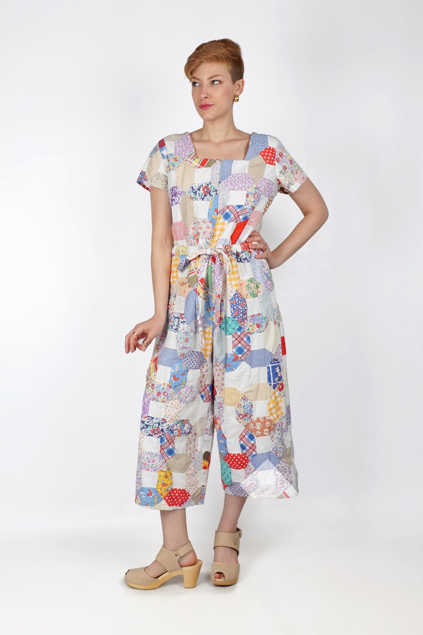 Romeo Jumpsuit | 1940s/50s Quilt Top | Small