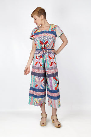 Romeo Jumpsuit | 1930s/40s Quilt Top | Small