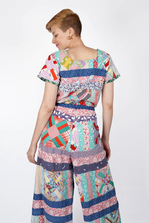 Romeo Jumpsuit | 1930s/40s Quilt Top | Small