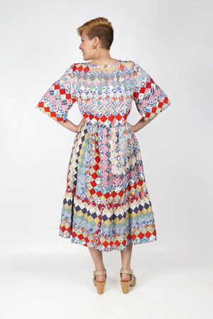 Victor Dress | 1940s/50s Quilt Top | Medium