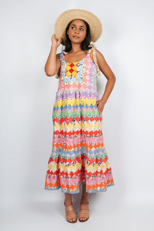 Delta Midi Dress | 1930s Quilt Top | Small Bravo Charlie Delta Midi Dress | 1930s Quilt Top | Small Bravo Charlie