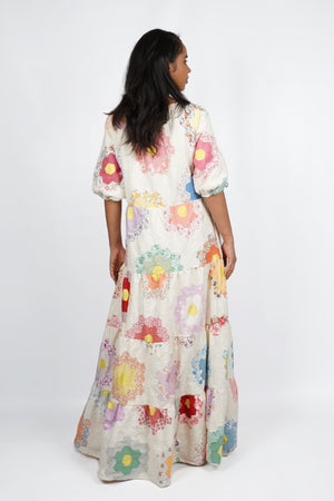1930s maxi dress 1930s Bias Gown - Museum Floral