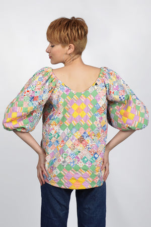 Alpha Blouse | 1930s Quilt Top | Medium